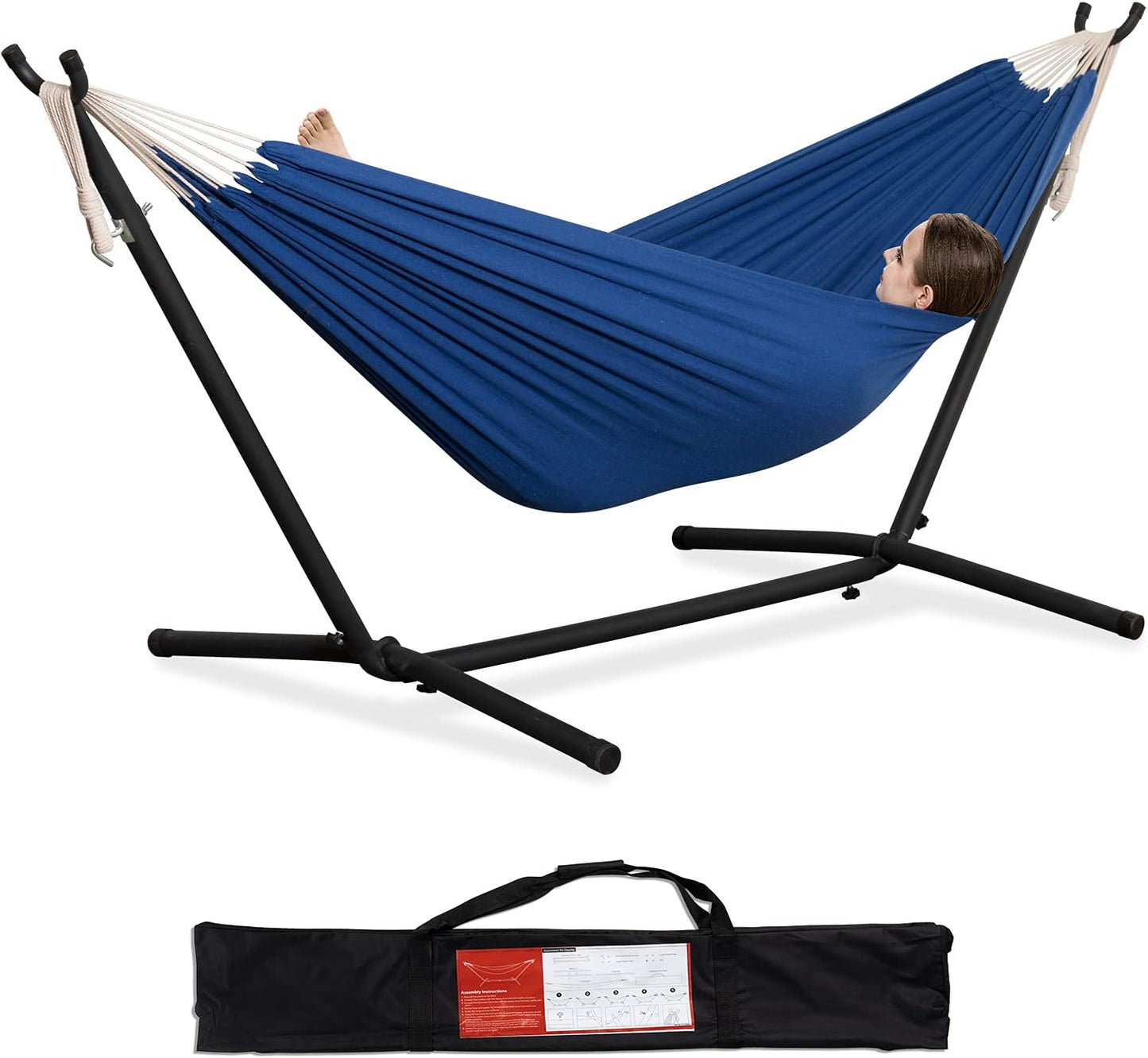 PNAEUT Double Hammocks with Stand for Ultimate Outdoor Relaxation