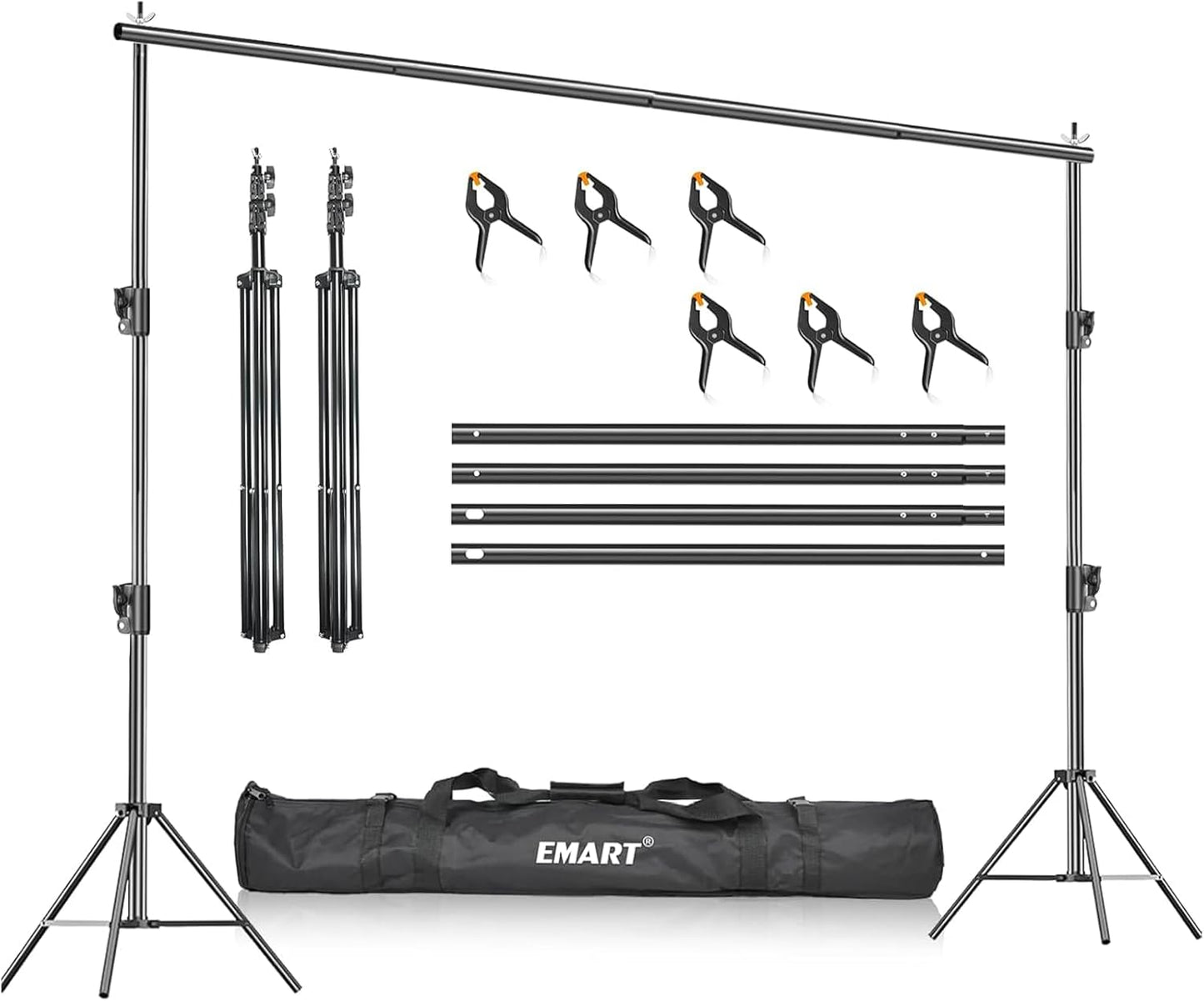 EMART Heavy Duty Backdrop Stand for Professional Photography Use