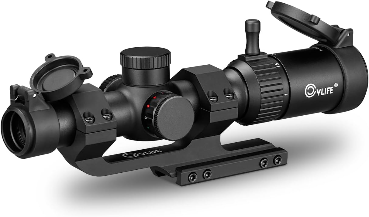 CVLIFE JackalHowl 1-4x20 LPVO Scope for Versatile Hunting