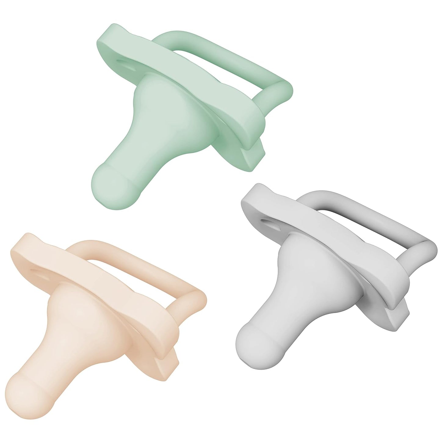 Dr. Brown's 100% Silicone Baby Pacifier, Contoured Design, BPA-Free, 3 Pack