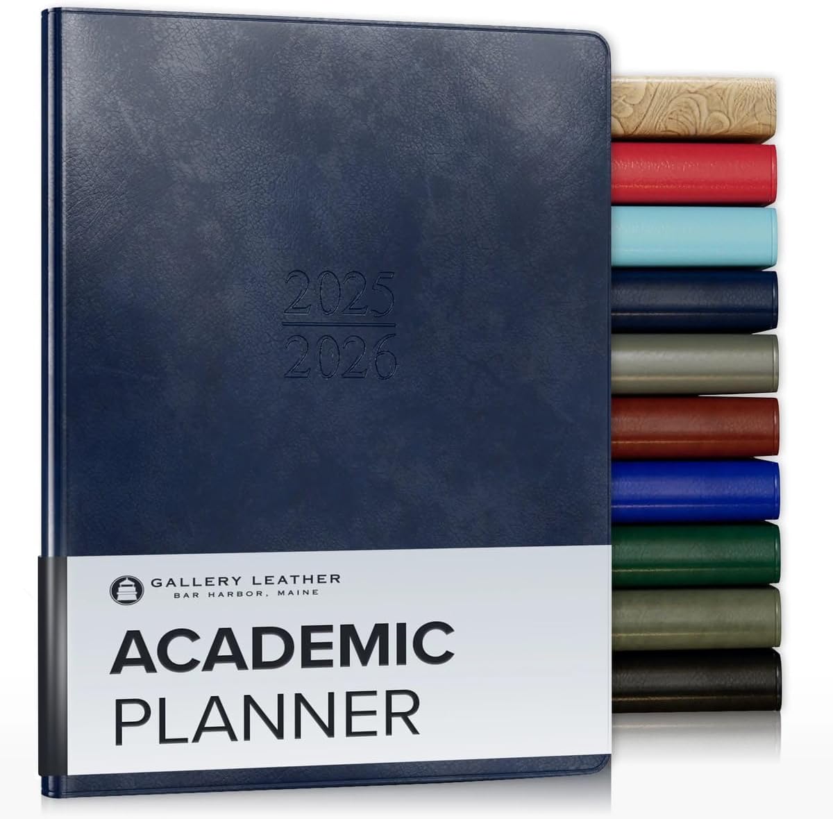 Gallery Leather Academic Planner 2025-2026 for Students & Teachers