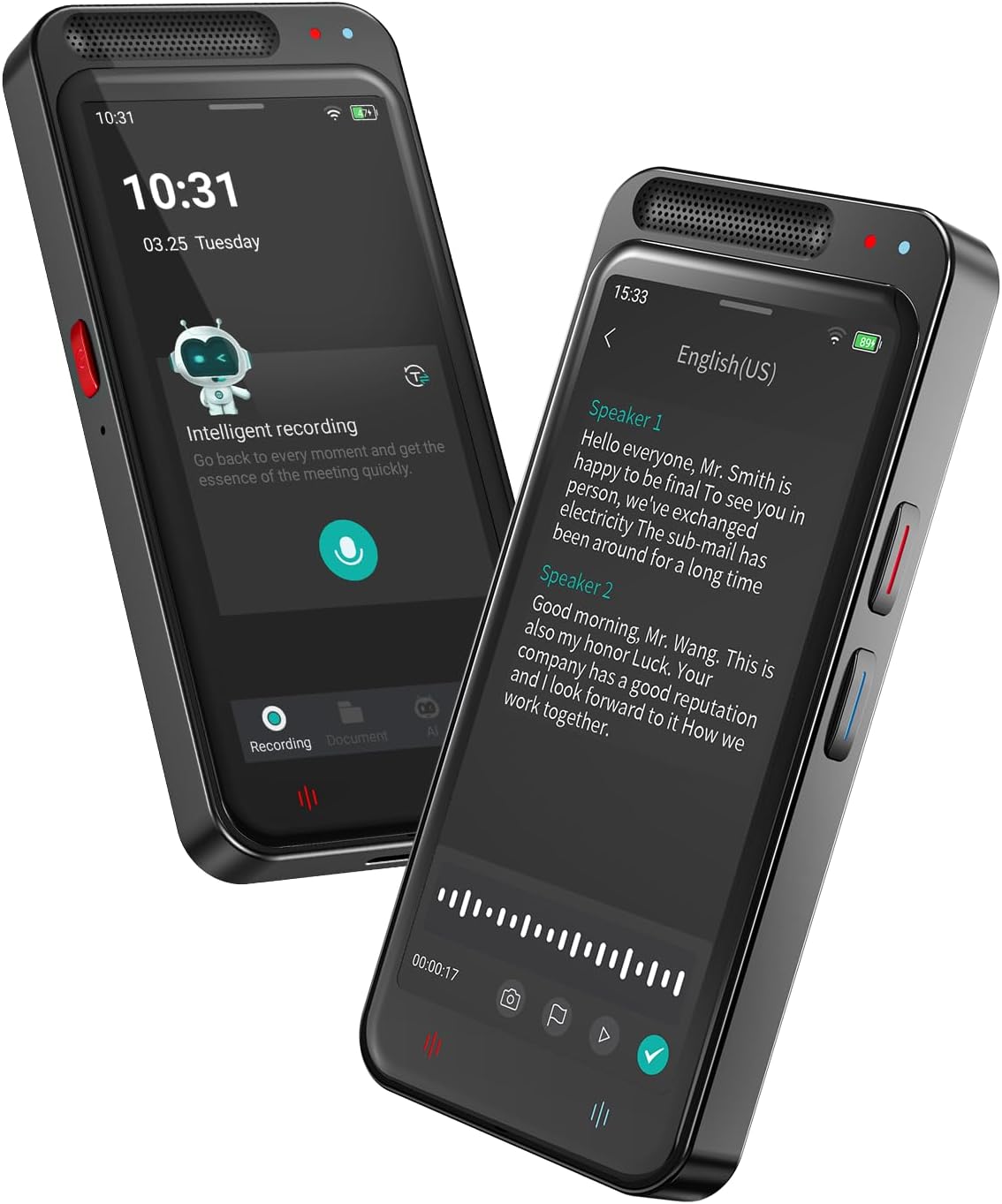 AI Voice Recorder with Playback and AI Transcription Features
