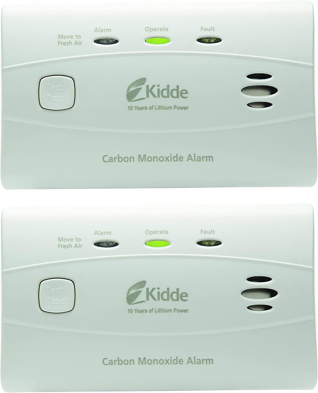 Kidde Carbon Monoxide Detector with 10-Year Battery for Safety
