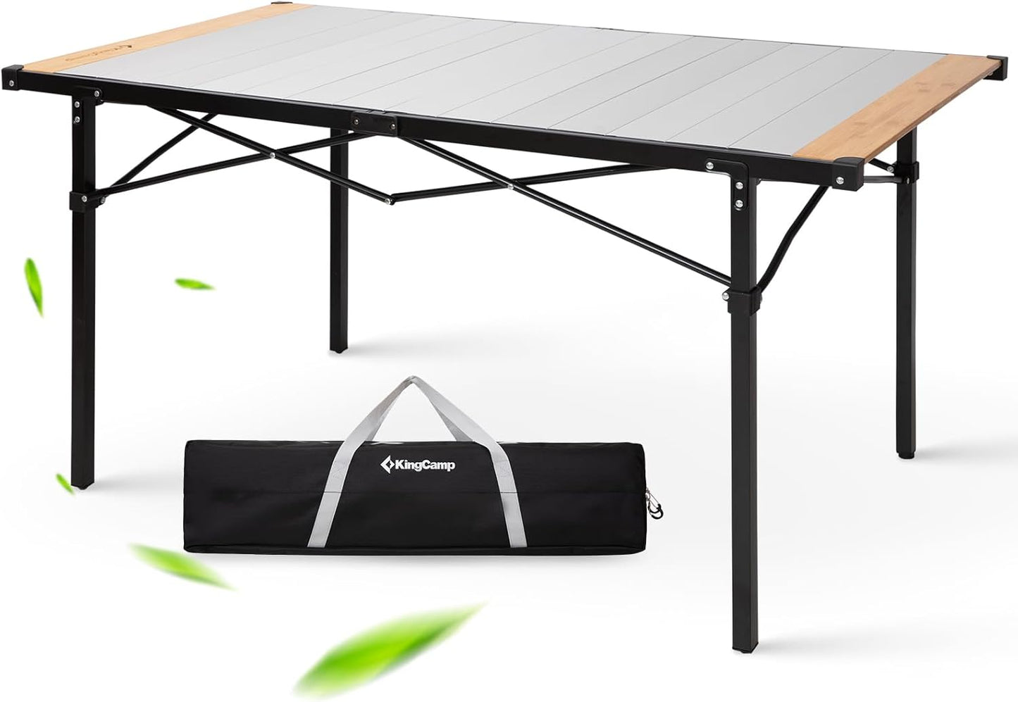 KingCamp Aluminum Folding Lightweight Roll Table for Camping