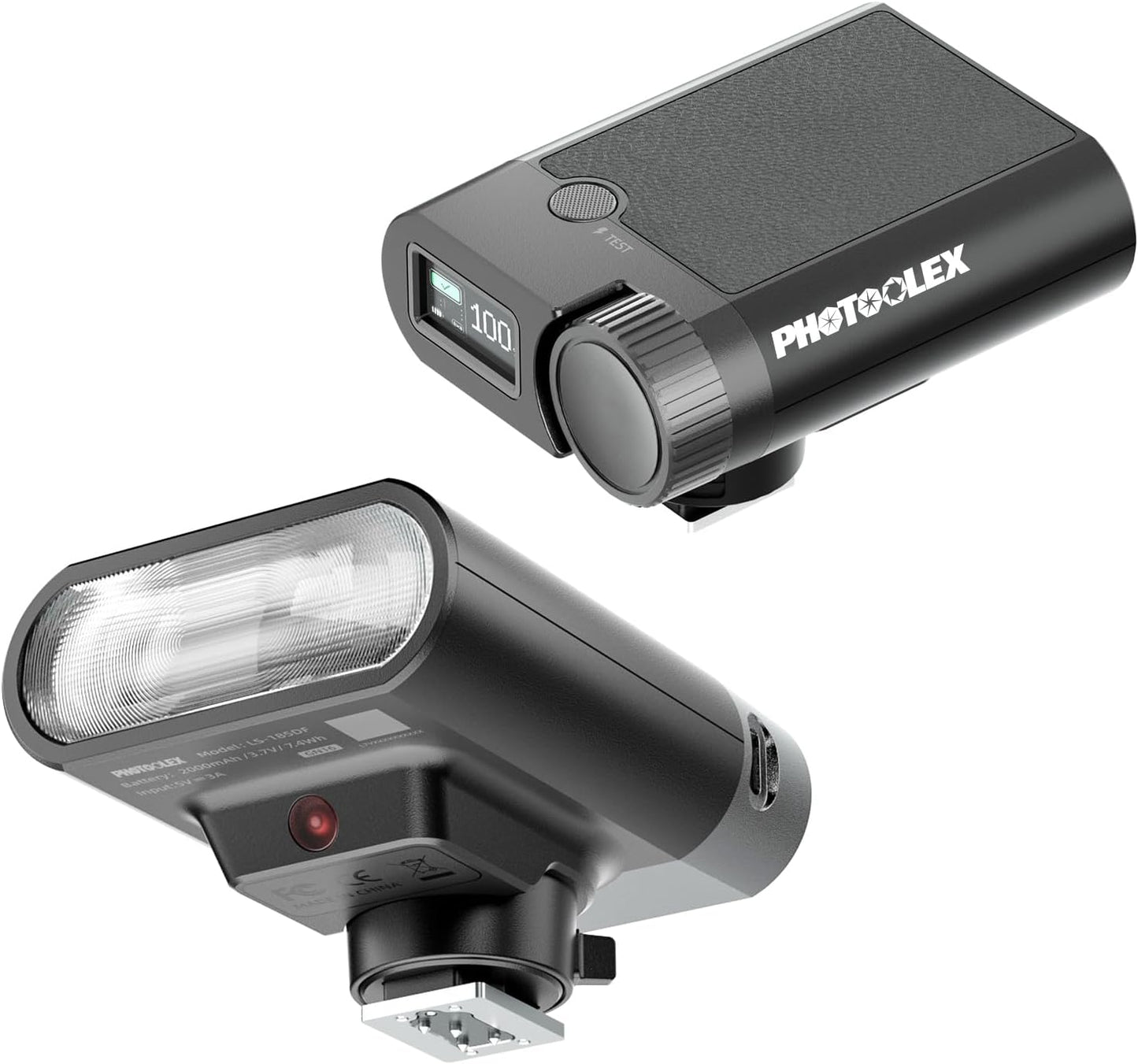 PHOTOOLEX Mini Camera Flash GN 16 for Canon and Sony Models