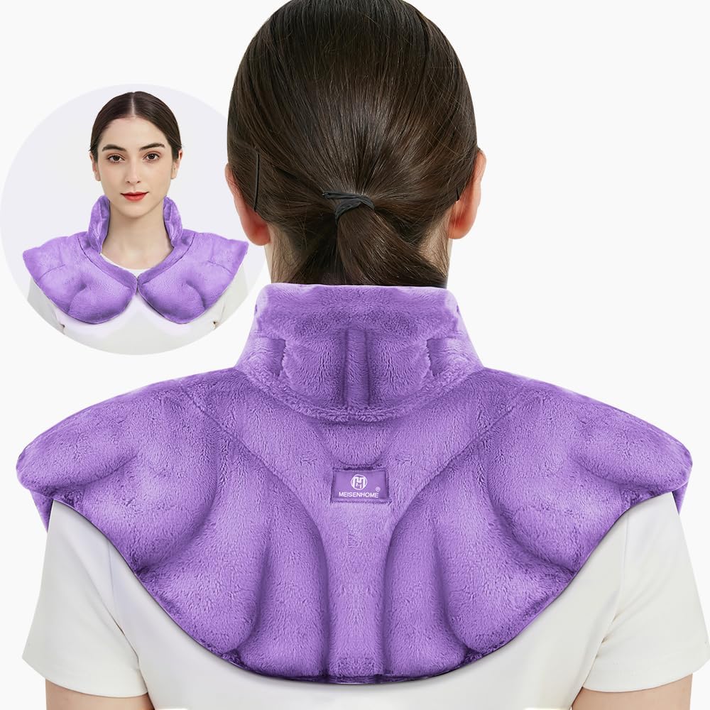 MEISENHOME Purple Heat Pad: Pain Relief & Relaxation