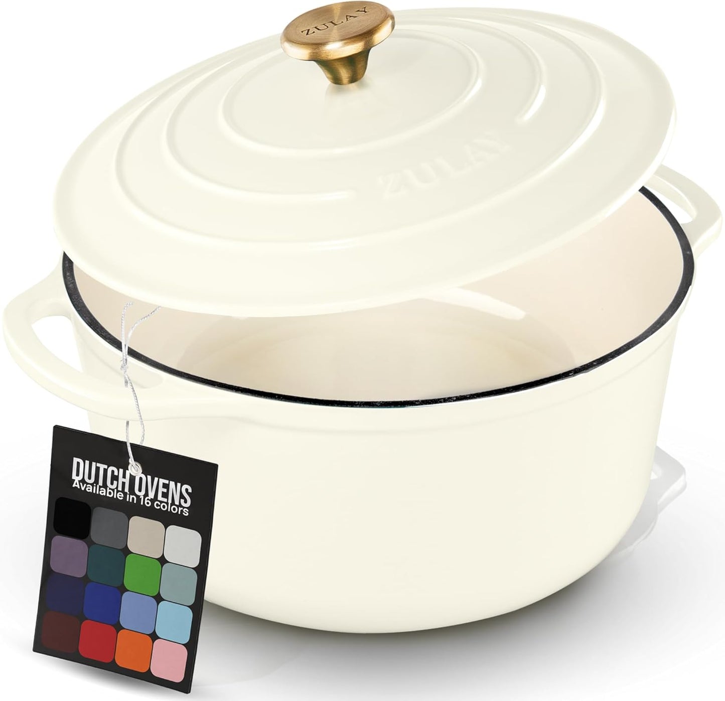 5 Quart Enameled Cast Iron Dutch Oven for Perfect Cooking
