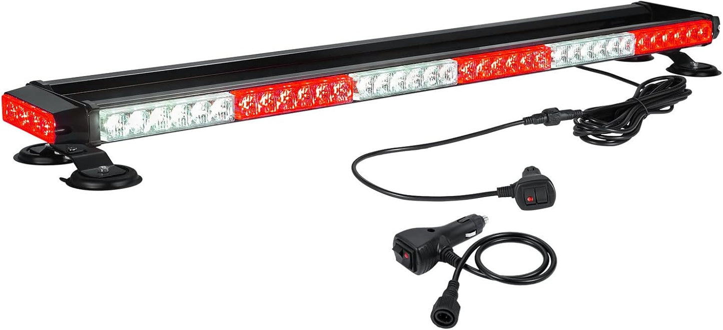 WOWTOU Roof Top Flashing Magnetic 80 LED Emergency Strobe Light