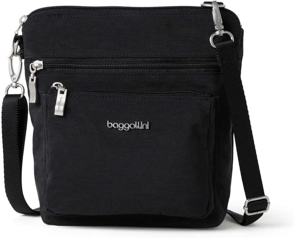 Baggallini Modern Pocket Crossbody Bag for Women - Stylish & Safe
