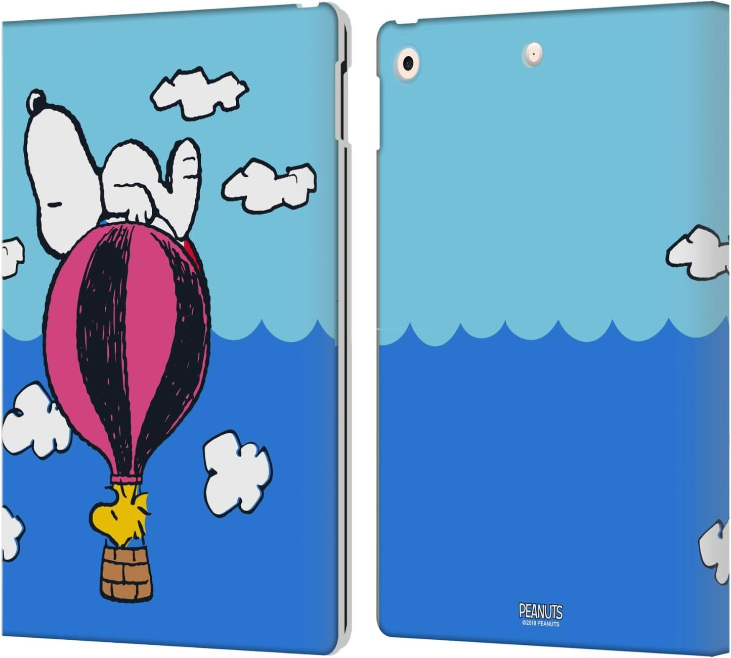 Peanuts Snoopy & Woodstock Leather Wallet Case for iPad 10.2