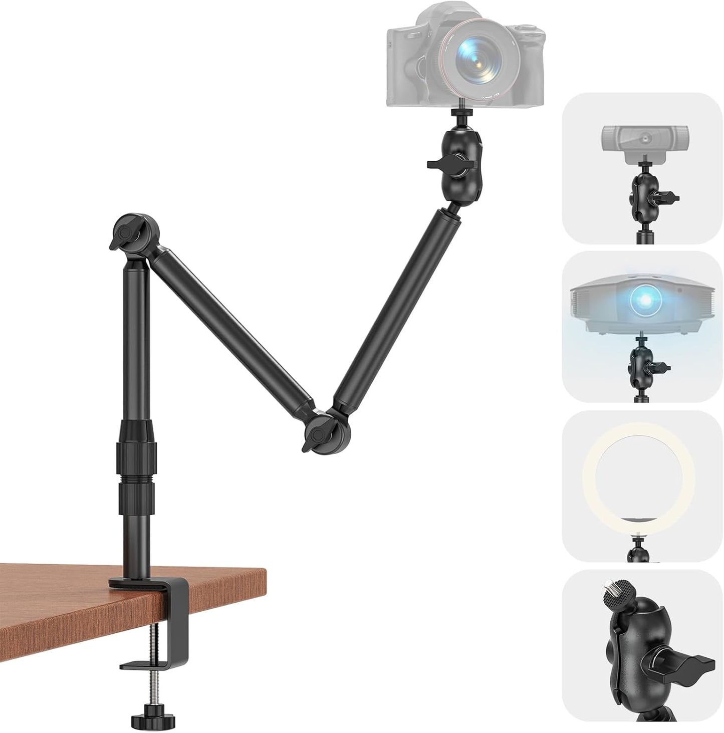 JUBOR 30.9 Overhead Camera Mount - Perfect Angle Every Time!