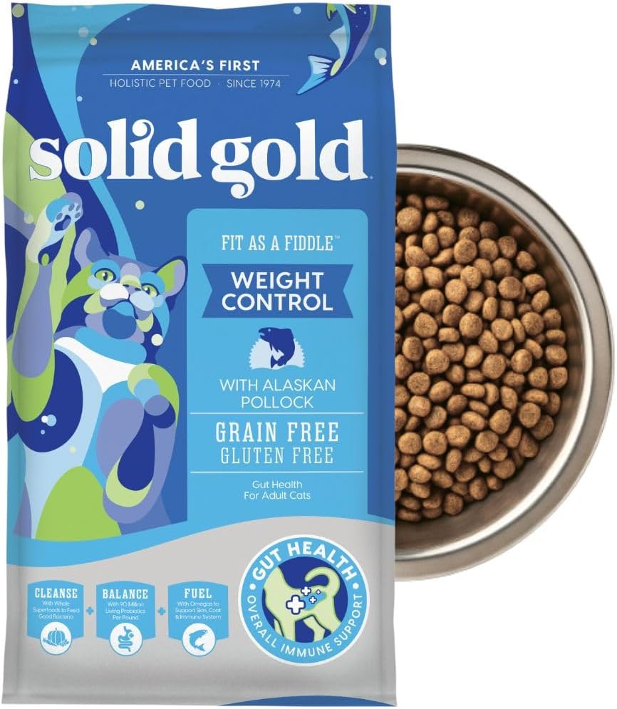 Solid Gold Weight Management Cat Food for Healthy Weight Loss