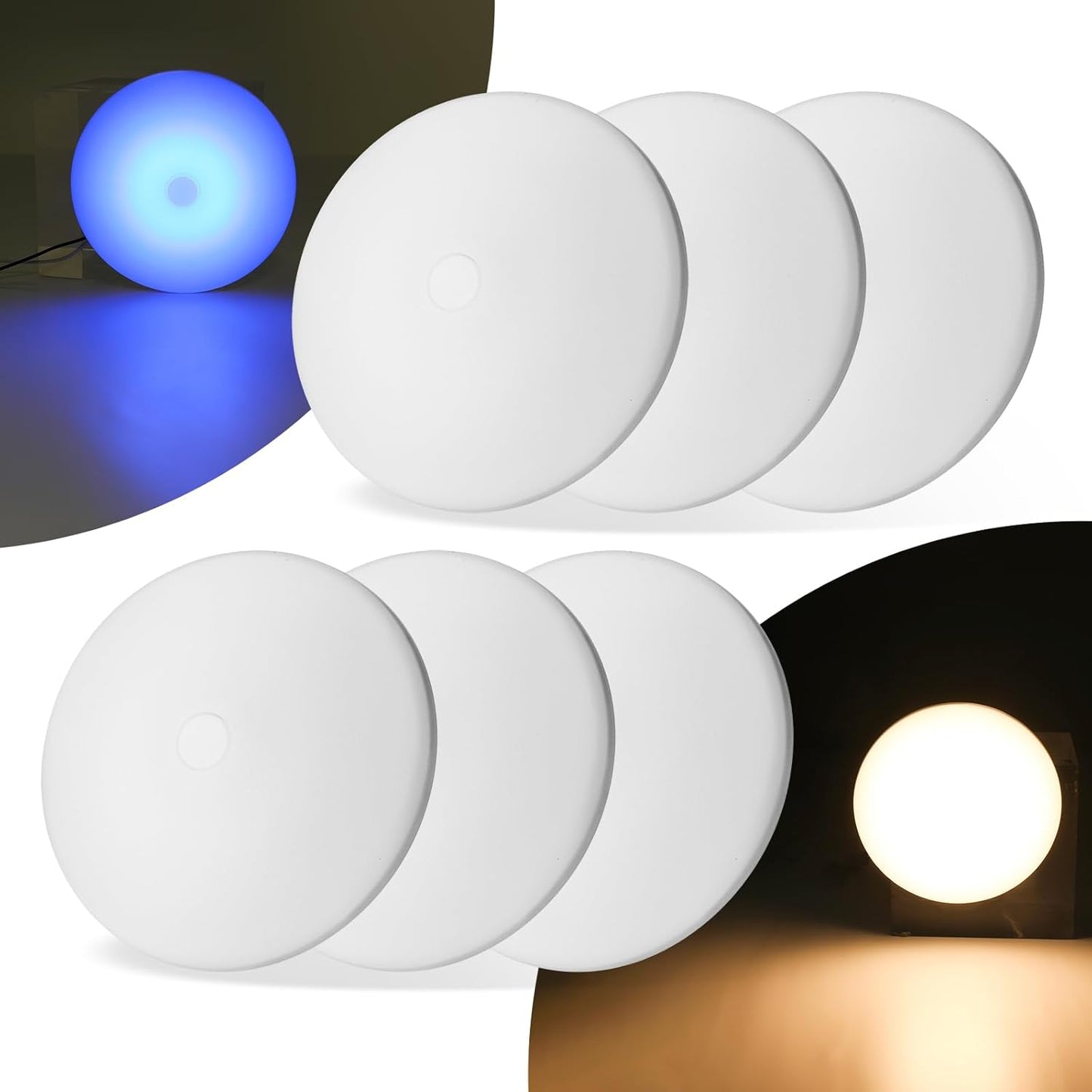 RV Ceiling Light 12V Dimmable Puck Dome Lights for Interior Use