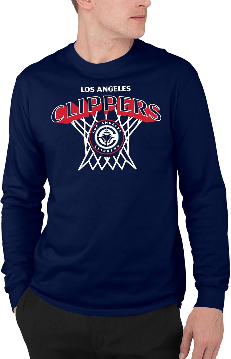 Junk Food NBA Nothing But Net Long Sleeve Fan Tee for All