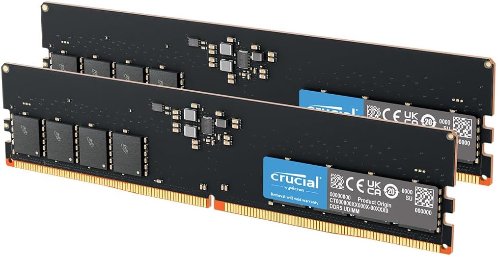 Crucial 64GB DDR5 RAM 5600MHz Desktop Memory Kit for Gaming