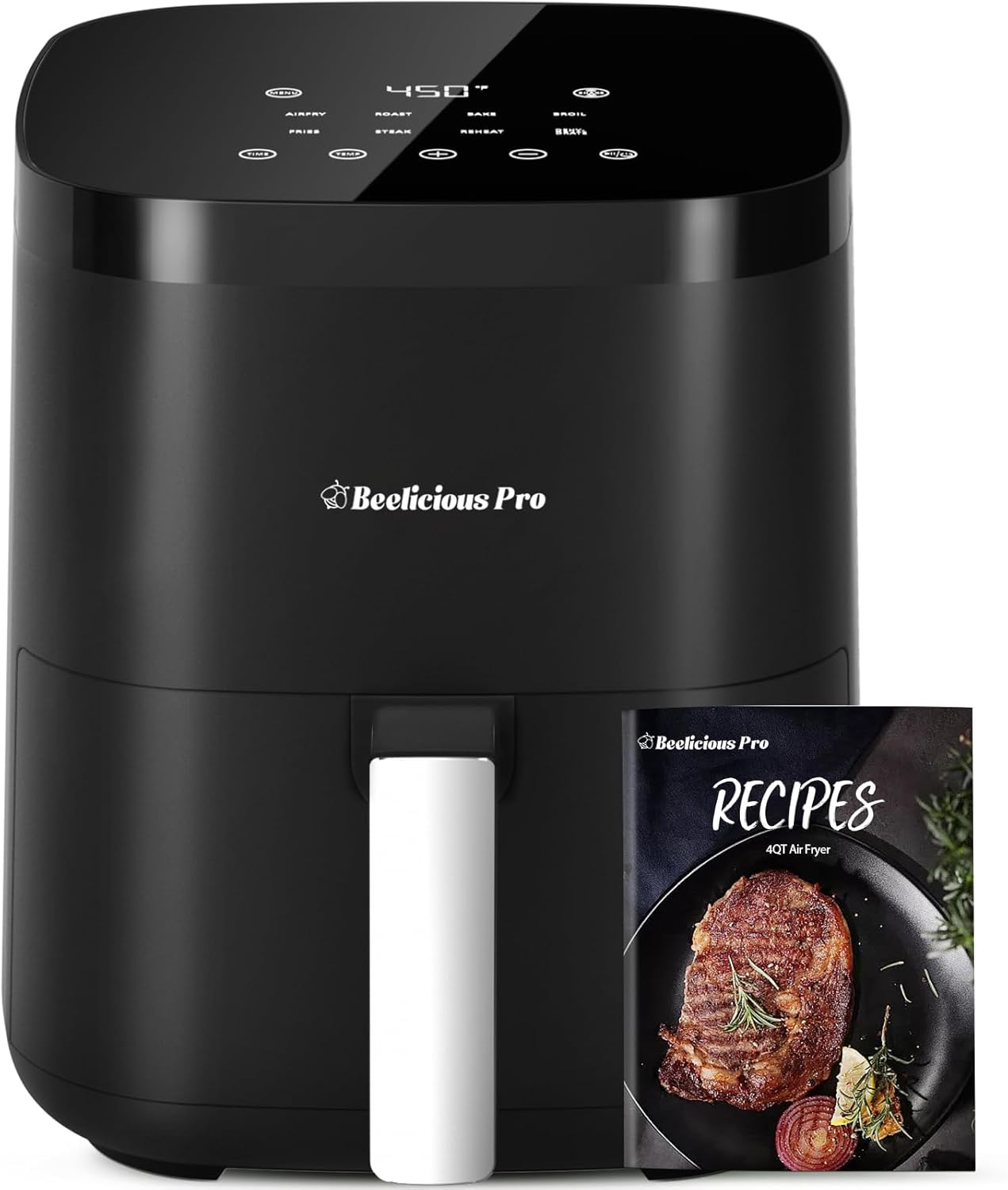 Beelicious Pro Air Fryer: 8-in-1 Smart Cooking for 1-3 People