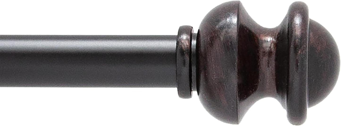 Kenney Antique Rust Extendable Curtain Rod