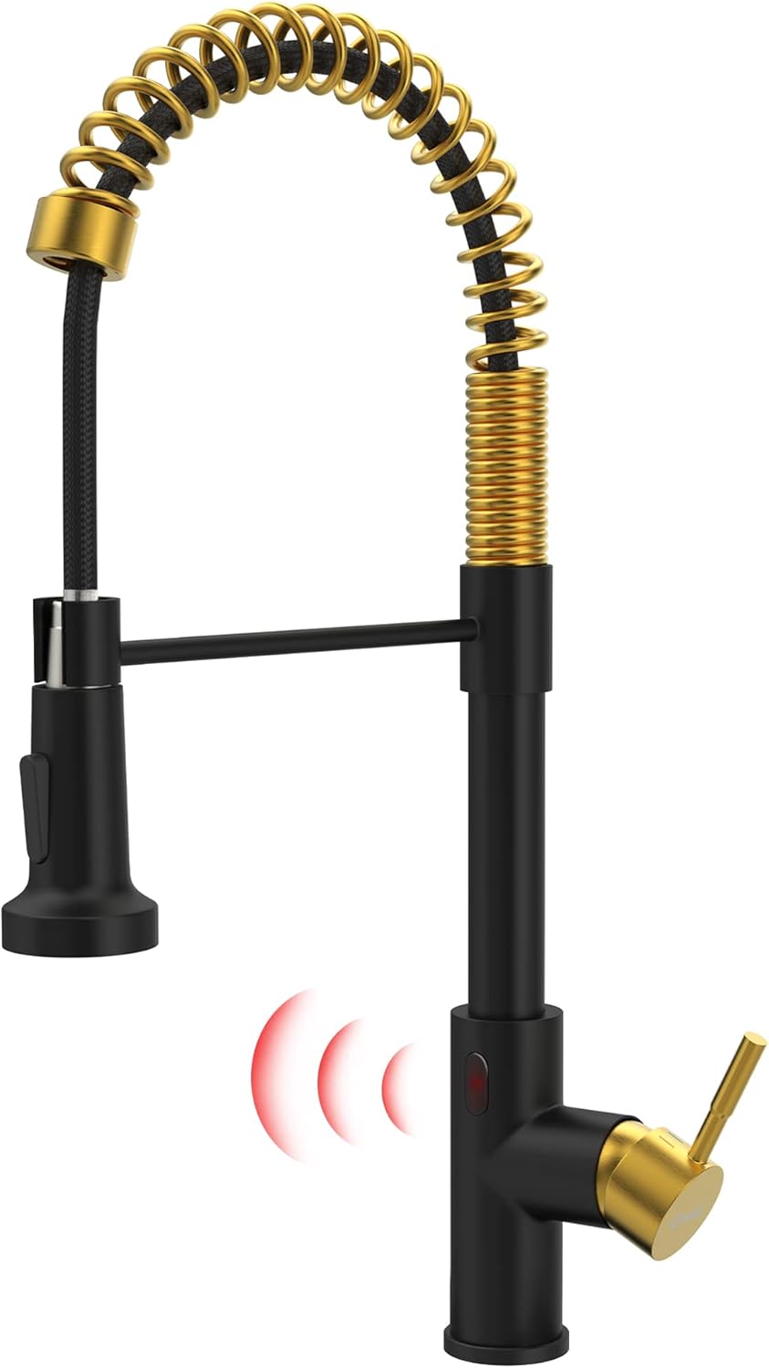 GIMILI Touchless Kitchen Faucet with Pull Down Sprayer for Ease