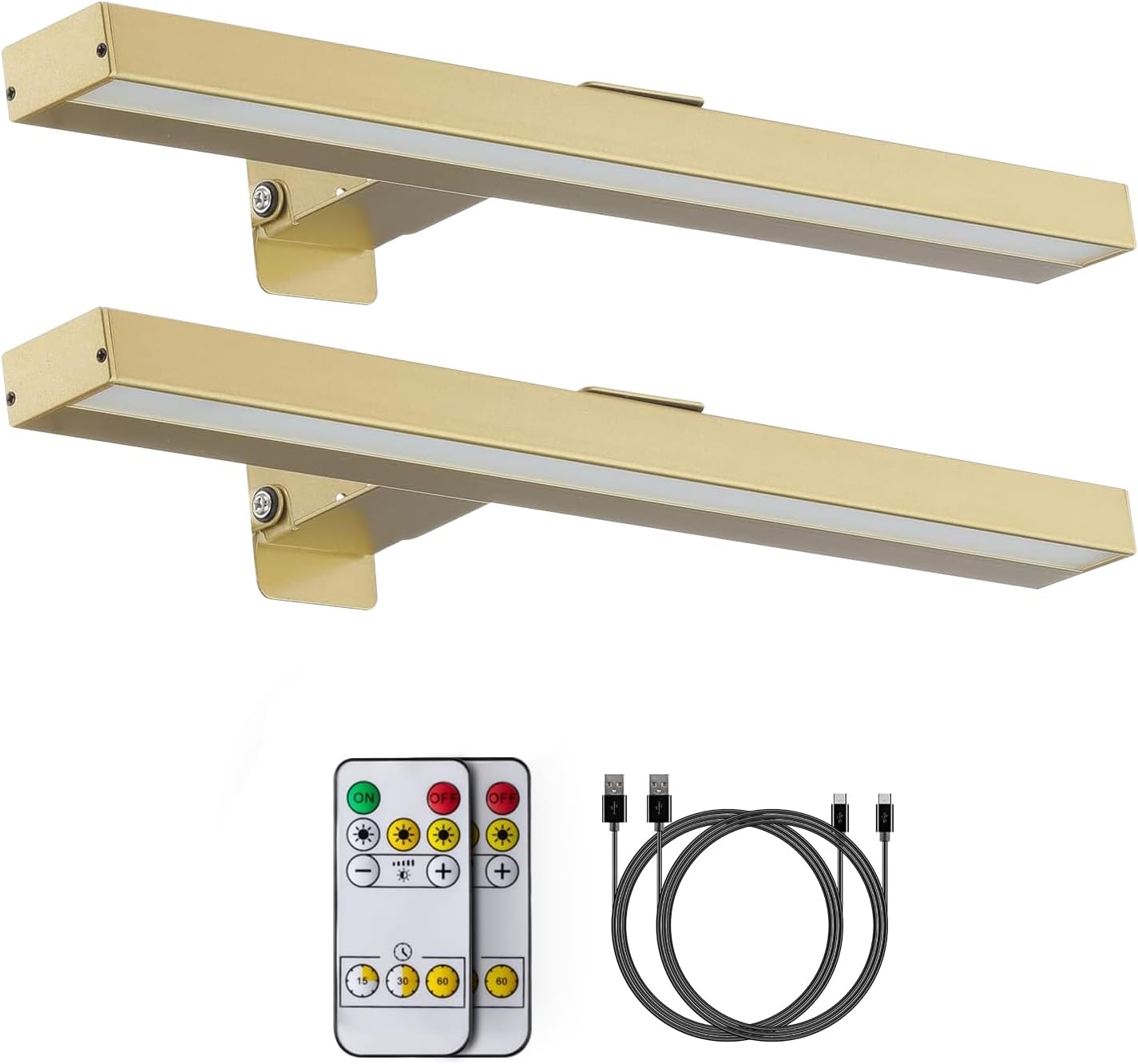 MIOBLUE 16in Battery Operated Picture Lights for Art Display