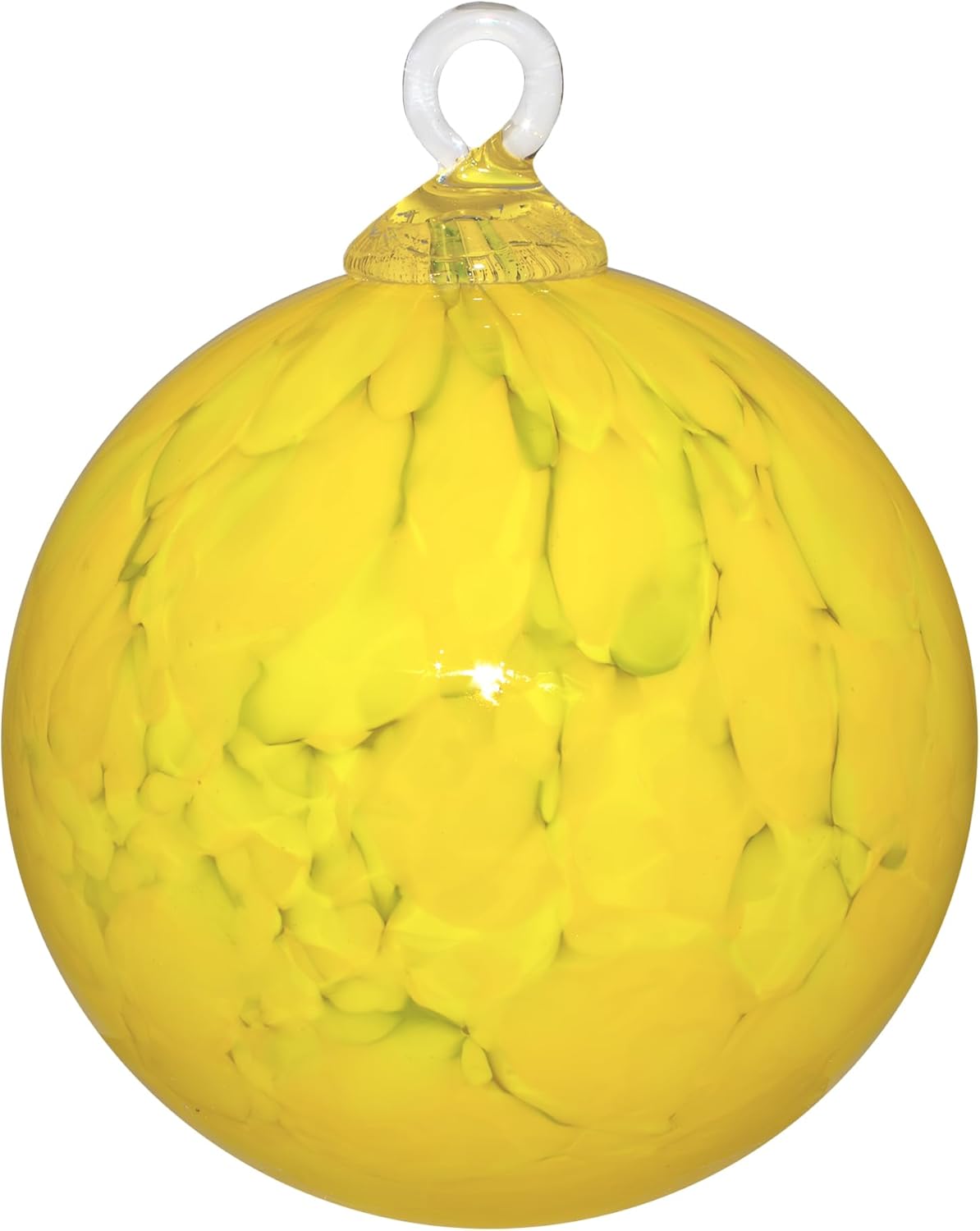 Handmade Blown Glass Ornament for Holiday Decor and Gifts