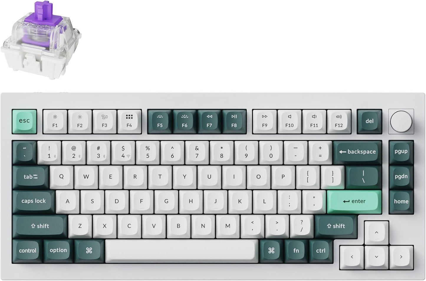 Keychron Q1 HE Custom Mechanical Keyboard with RGB Lighting