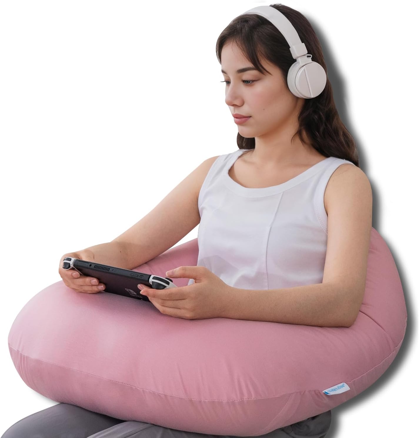 QUEEN ROSE Reading Pillow for Gaming and Cozy Comfort