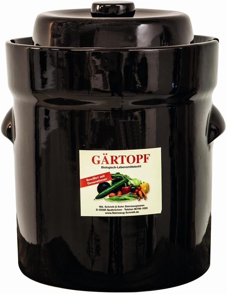 Nik Schmitt Fermenting Crock Pots 5 Liter for Perfect Fermentation