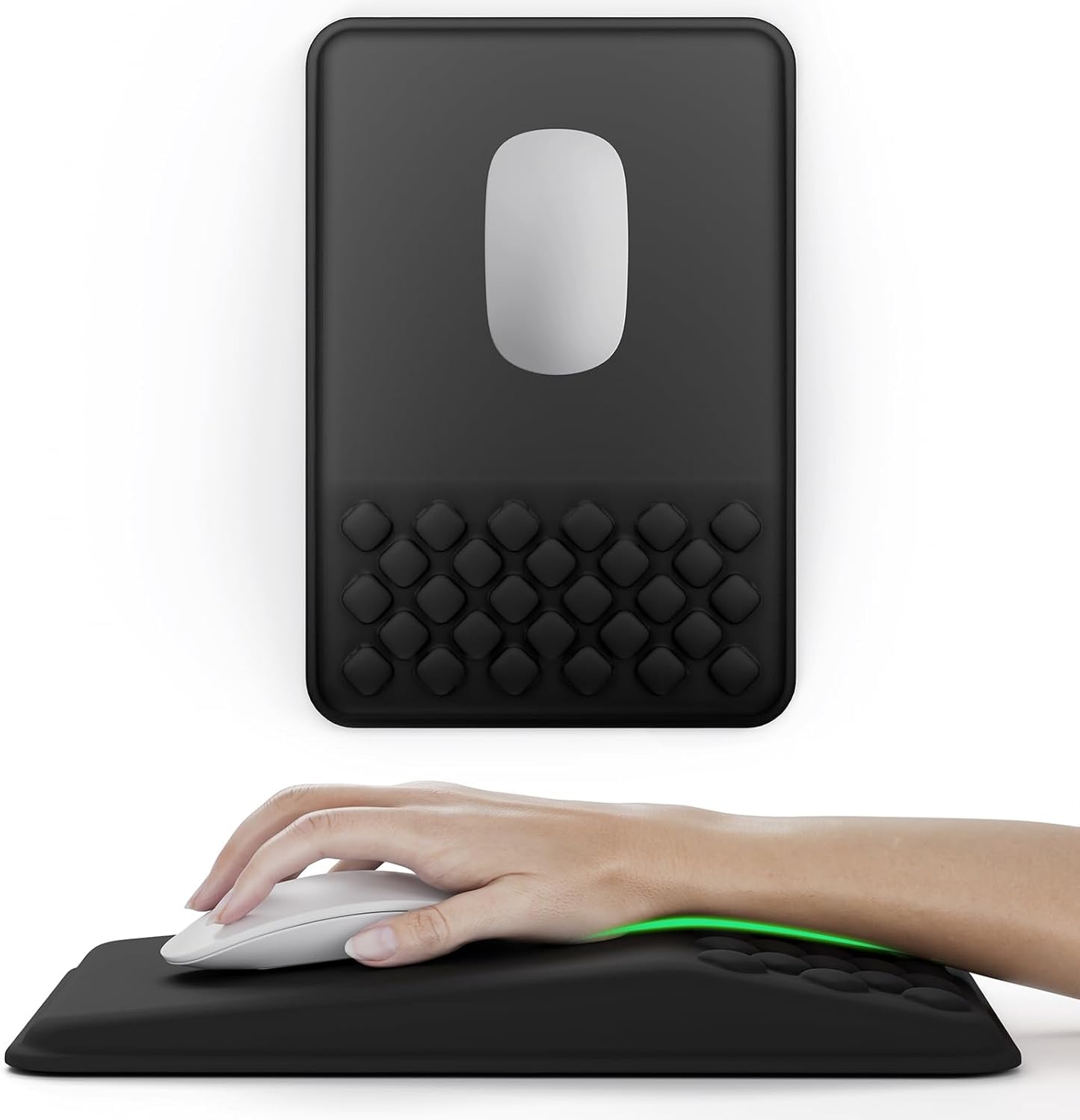 VAGAU Ergo Mouse Pad: Memory Foam Wrist Support