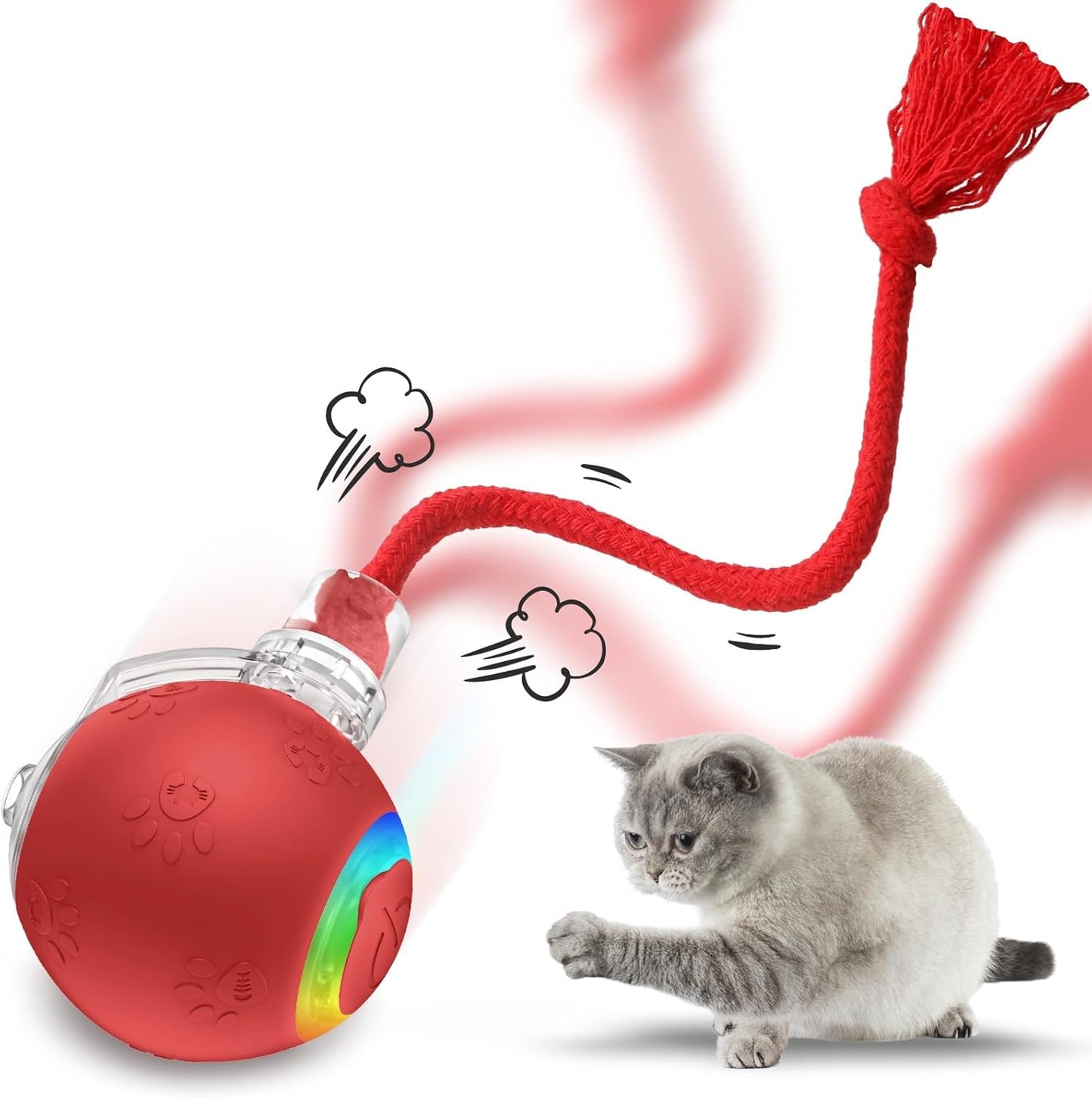 Interactive USB Cat Toy for Happy Cats