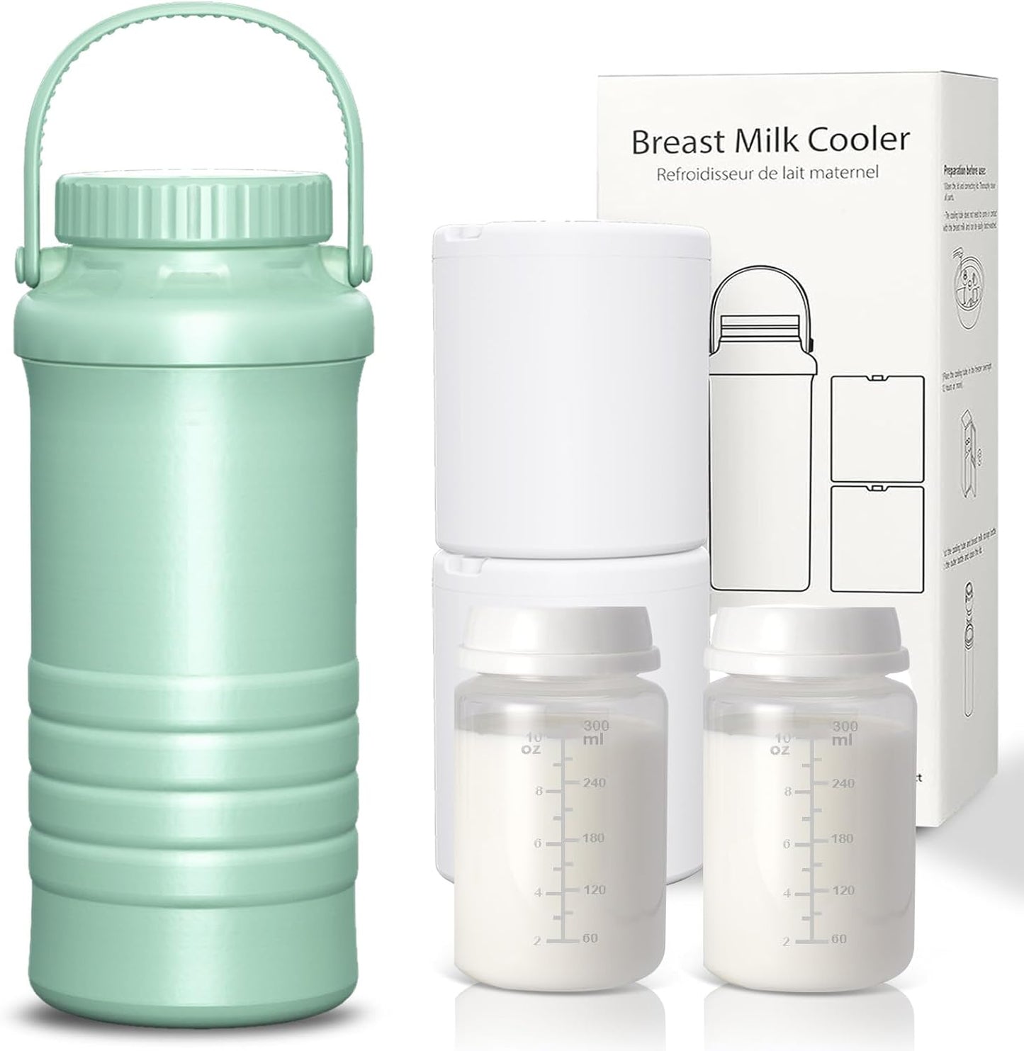 Portable Breast Milk Cooler for Travel & Outdoor Use 22oz