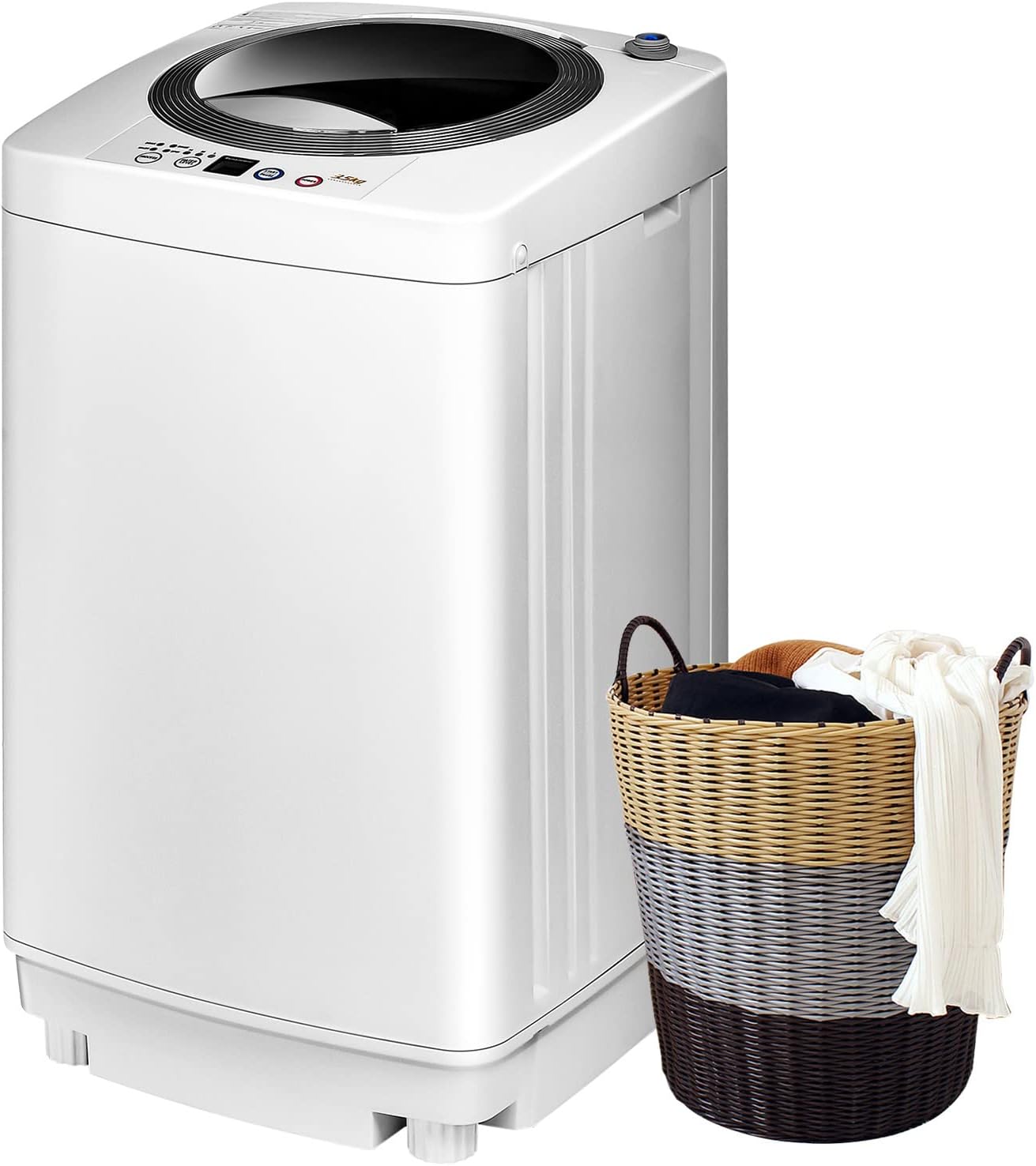 COSTWAY Portable Washing Machine with 8Lbs Capacity for Home