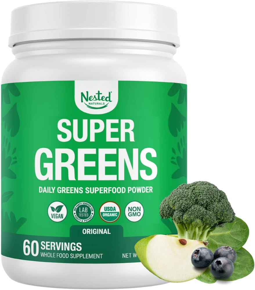 Nested Naturals Super Greens Daily Superfood Powder Review