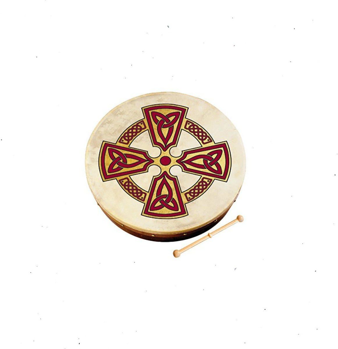 Waltons Bodhran 18 Inch Handcrafted Irish Instrument for Beginners