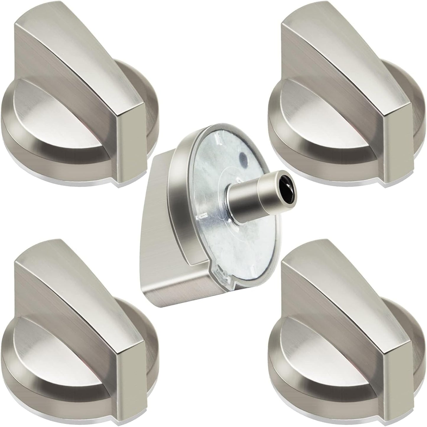 5 Pack WB03X25796 WB03T10326 Gas Cooktop Knobs for GE Ranges