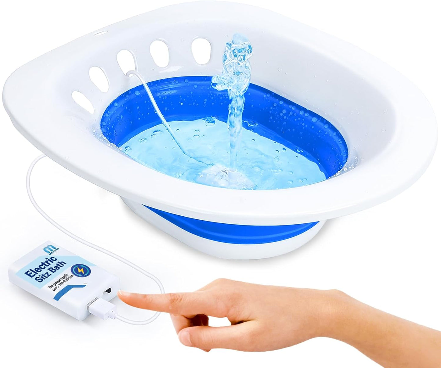 Electric Sitz Bath for Toilet Seat - Ideal for Hemorrhoids Relief