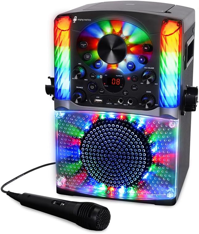 Portable Bluetooth Karaoke Machine - Singing Machine SML625BTBKD