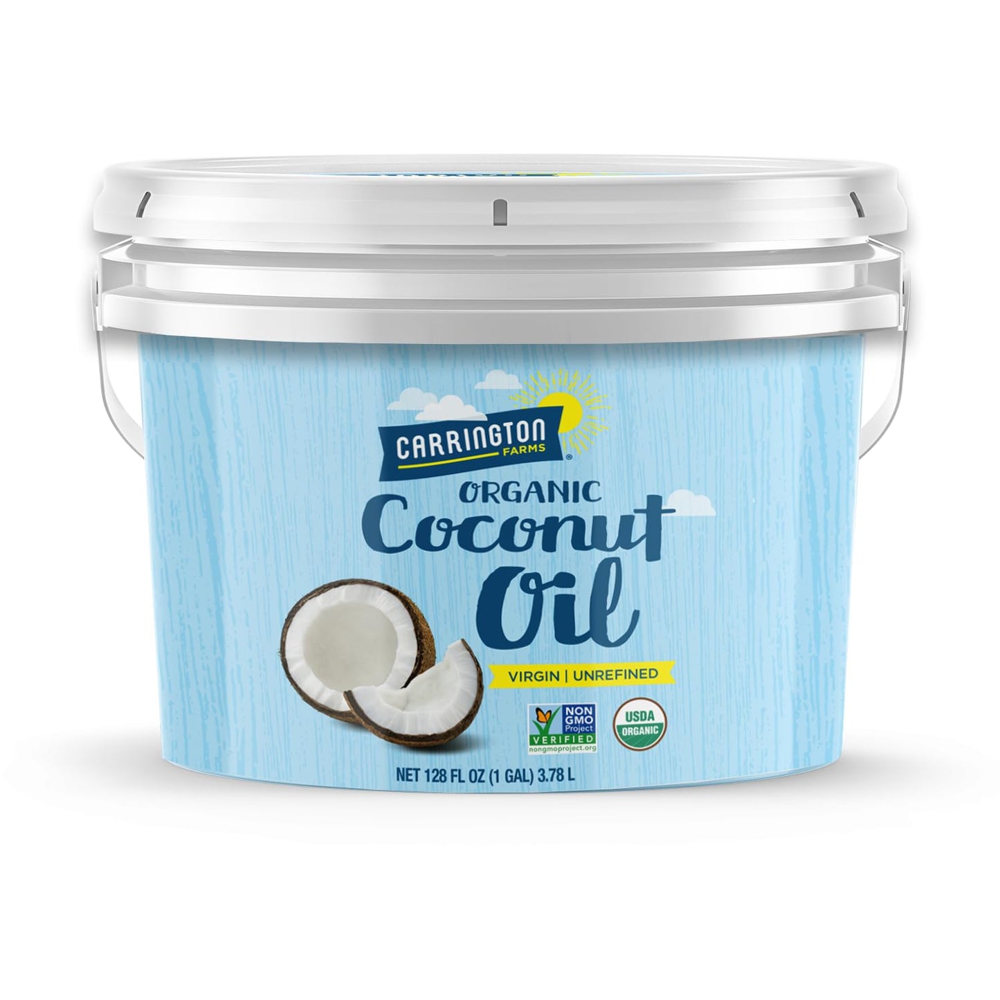 Organic Virgin Coconut Oil for Cooking, Baking, and Skin Care