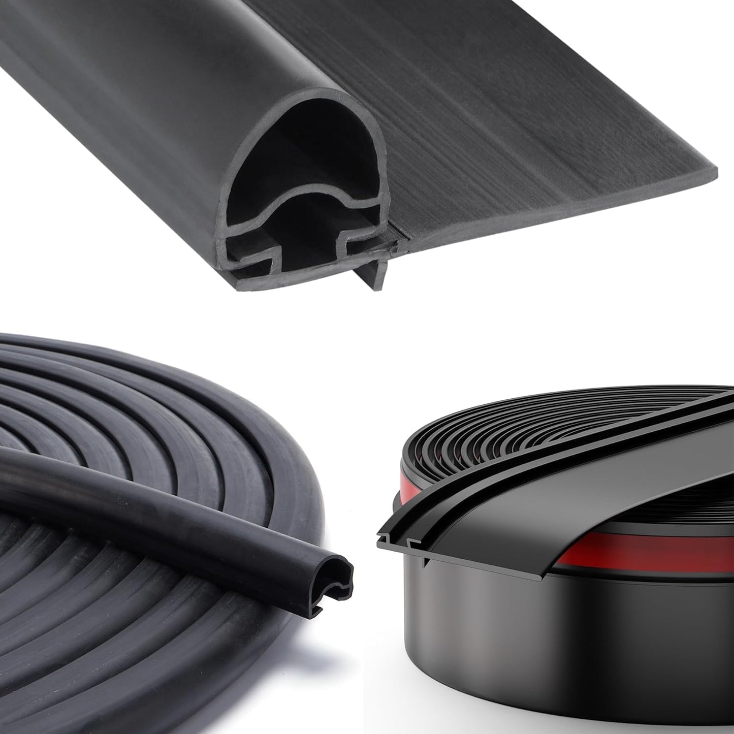 Combo RV Slide Out Seal Black Rubber for Easy Installation
