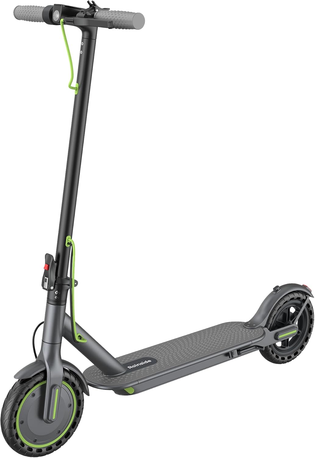 Electric Scooter with Solid Tires and Powerful Motor for Adults