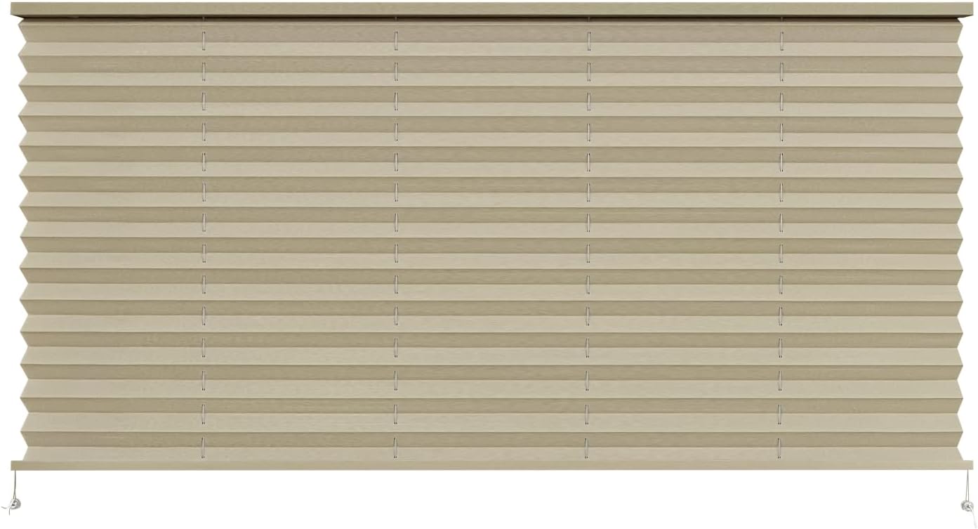 Dulepax RV Blinds Pleated Shades for Camper Windows 50in W x 24in L