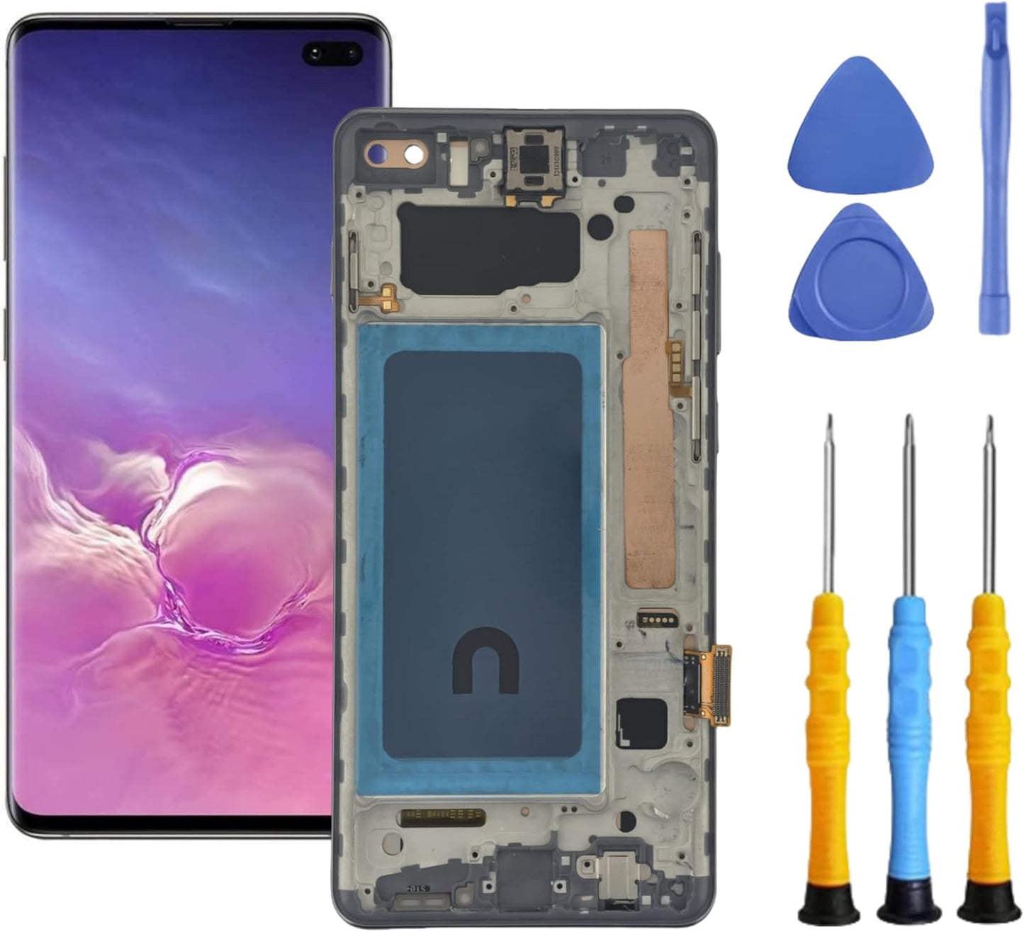 Samsung S10 Plus Screen Replacement by ZTOOYO - Black