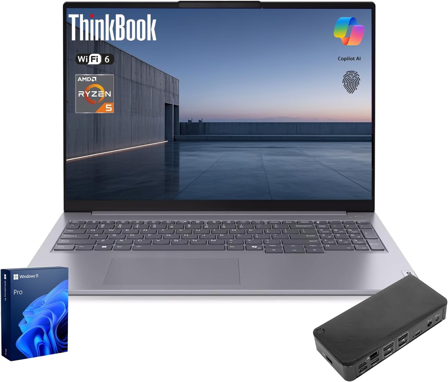 Lenovo ThinkBook 16 Gen 7 Laptop with AMD Ryzen 5 and 64GB RAM