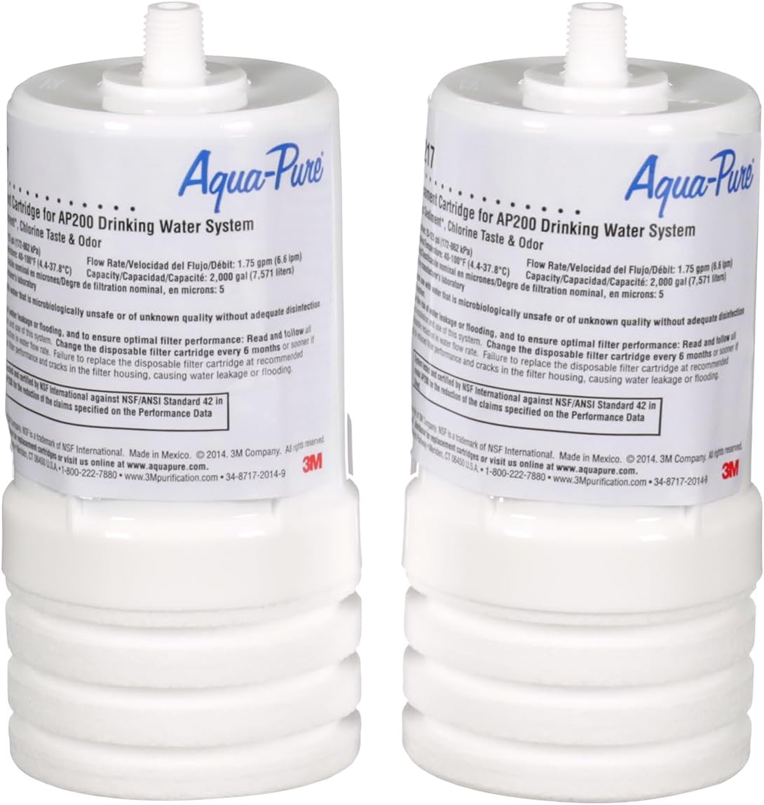 3M Aqua-Pure Under Sink Replacement Water Filter Cartridge AP217