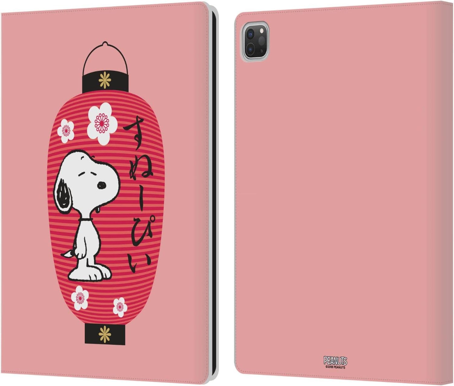 Peanuts Lantern Snoopy Leather Wallet Case for iPad Pro 12.9