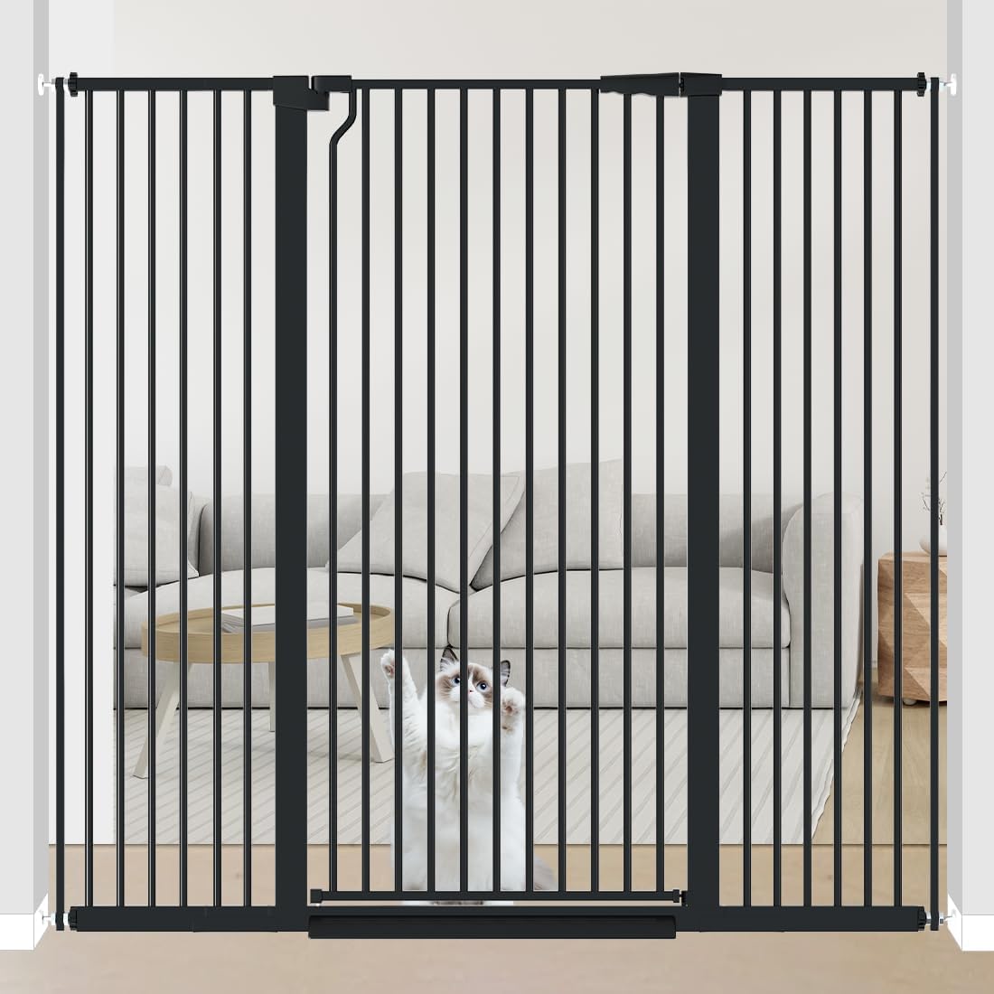 51.18 Extra Tall Pet Gate for Cats and Dogs - Extra Wide Design