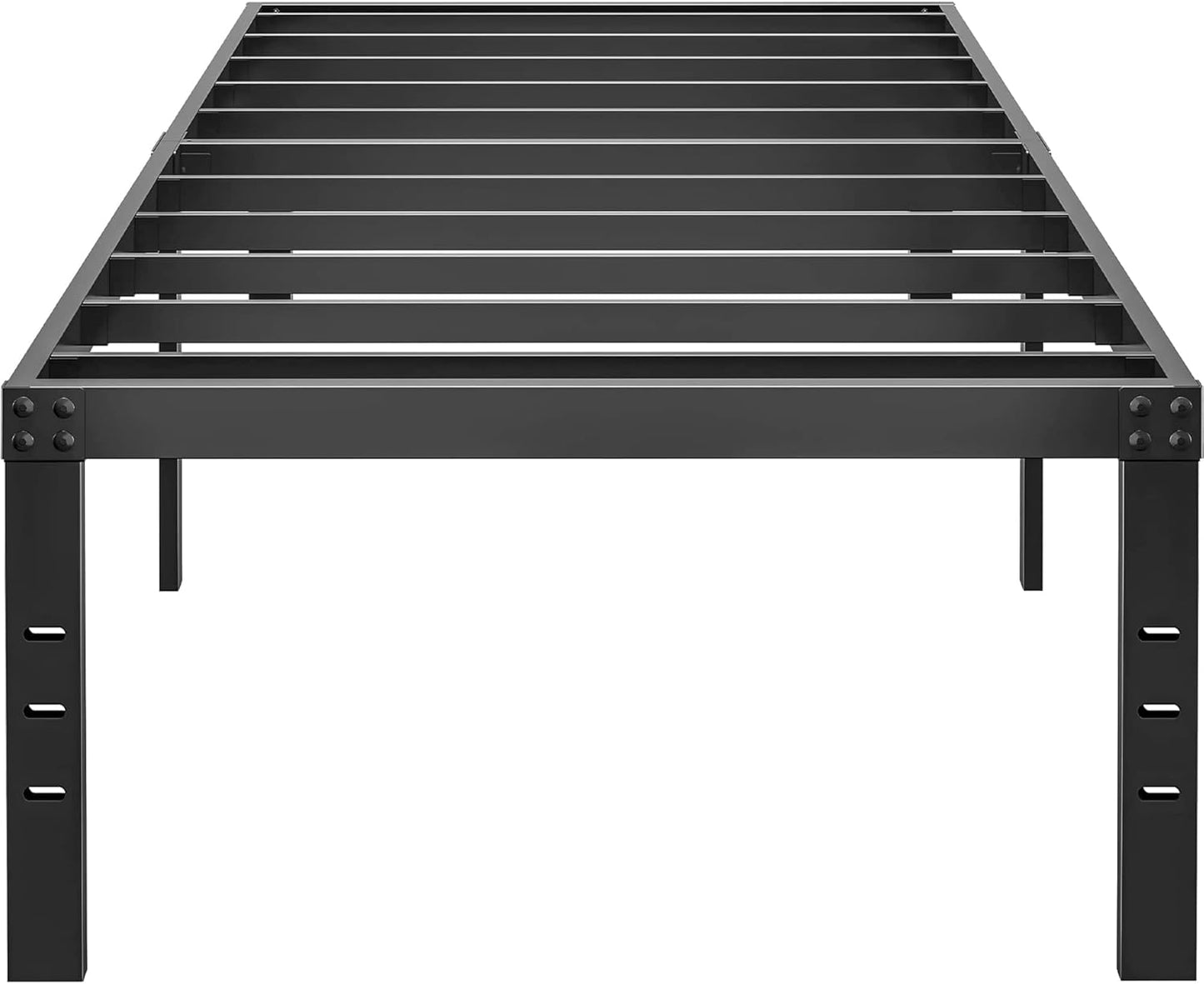 18 Inch Metal Twin Bed Frame - Easy Assembly Heavy Duty Design