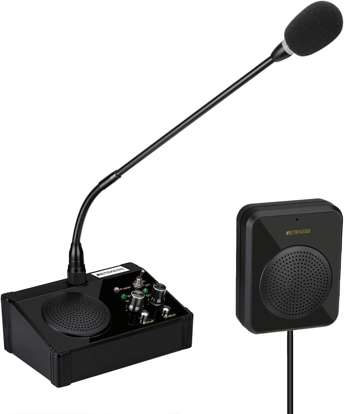 Retekess TW106 Window Intercom System for Business and Schools