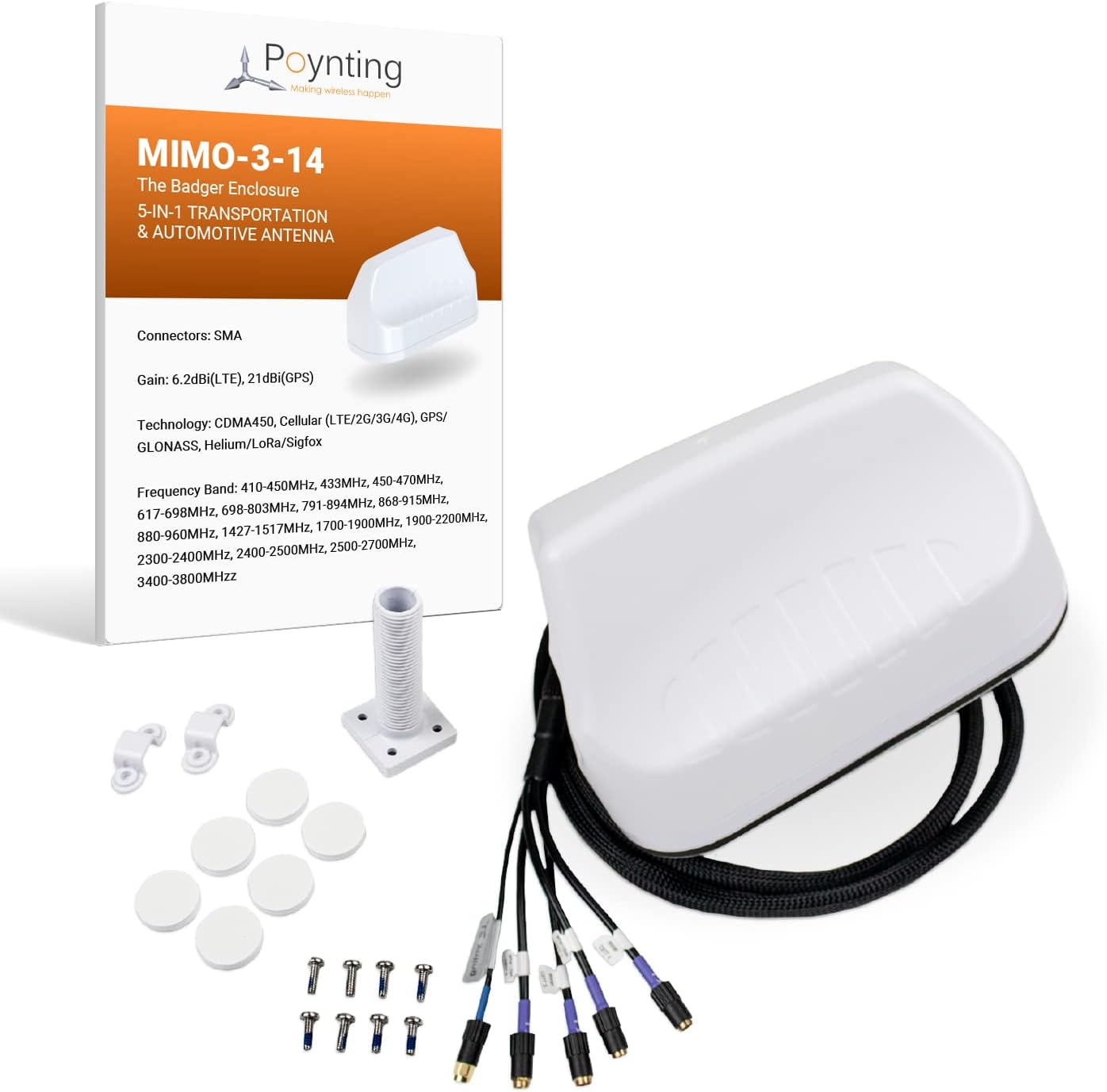 Poynting MIMO-3-14 5-in-1 Antenna for 5G and LTE Connectivity