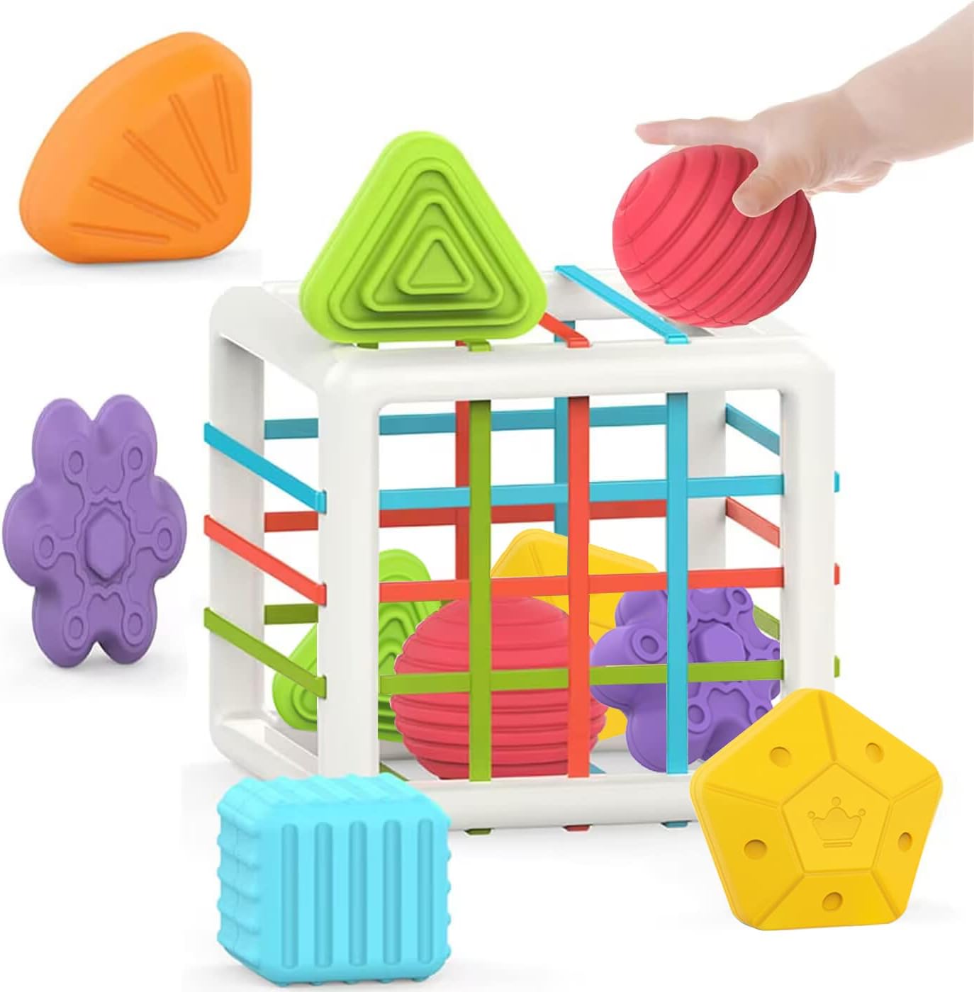 Montessori Shape Toy Set for 1 Year Olds