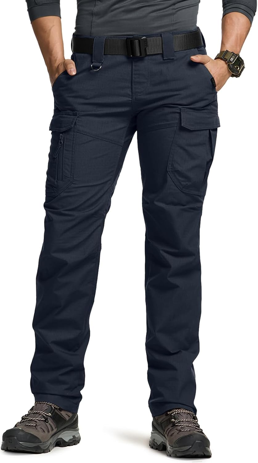 CQR Women's Flex Stretch Tactical Pants for Outdoor Activities
